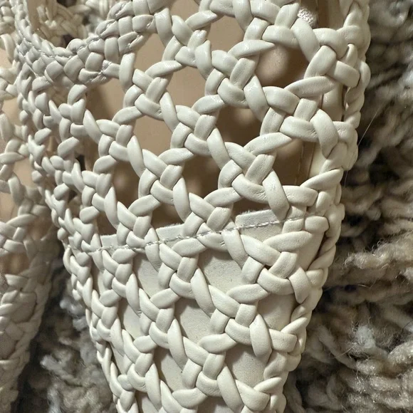 Joie Cream Woven Women's Sandals - Picture 6 of 7